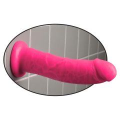   Pipedream Dillio 8 inch - realistické dildo s přísavkou (20 cm) - růžové