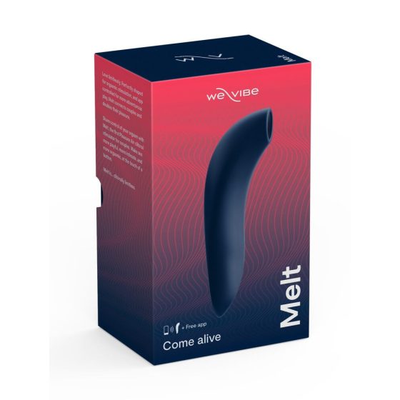 We-Vibe Melt - nabíjecí vodotěsný smart stimulátor klitorisu (modrý)