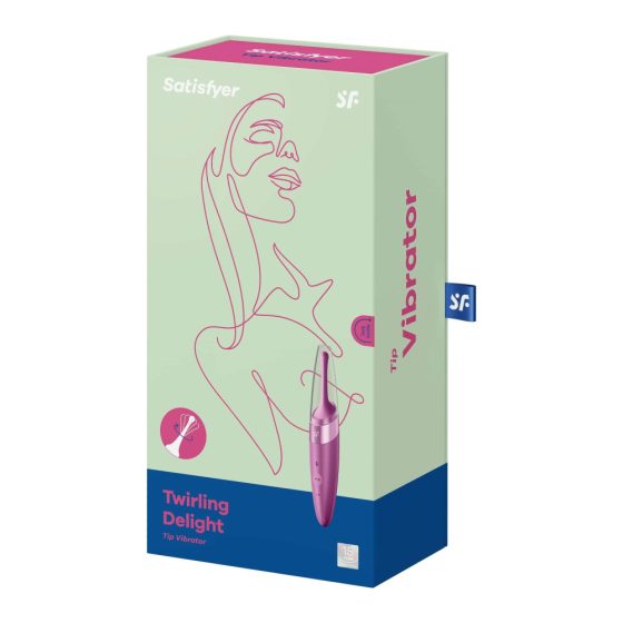 Satisfyer Twirling Delight - nabíjecí, voděodolný vibrátor na klitoris (fialový)