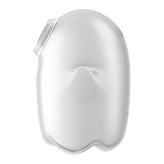   Satisfyer Glowing Ghost - svítící vzduchový dráždič klitorisu (bílý)