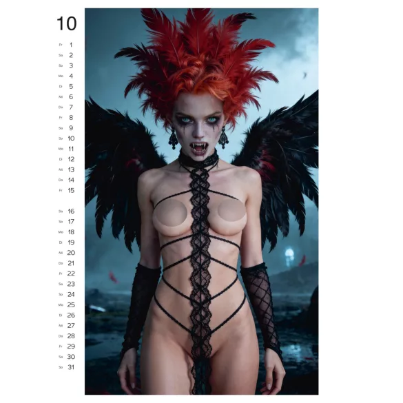 Wild Fantasy 2027 - ερωτικό ημερολόγιο τοίχου (1 τεμ.)