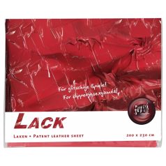   Λακαρισμένο σεντόνι κόκκινο - 200x230cm