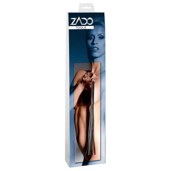 ZADO - μαστίγιο για αρχάριους - δέρμα - μαύρο