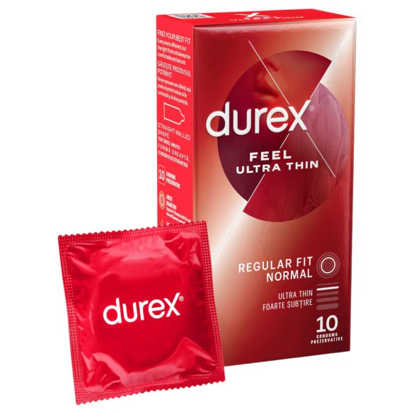 Durex Feel Ultra Thin - εξαιρετικά ρεαλιστικά προφυλακτικά (10τεμ)