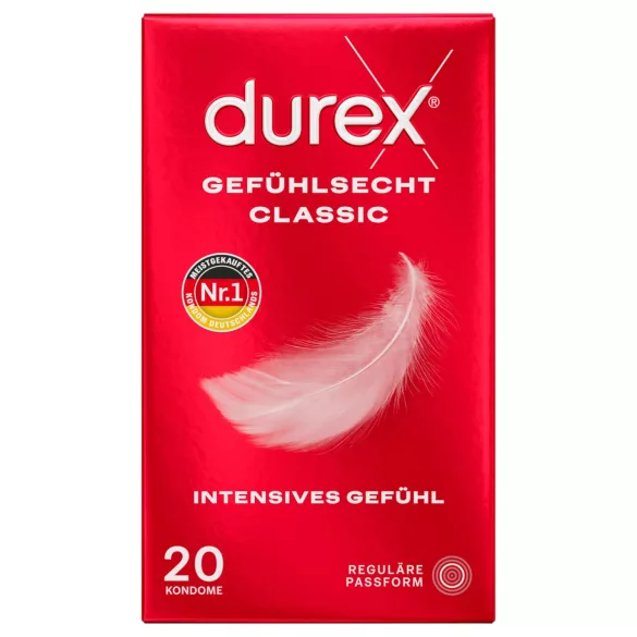 Durex - επιπλέον λεπτά προφυλακτικά (20 τεμ.)