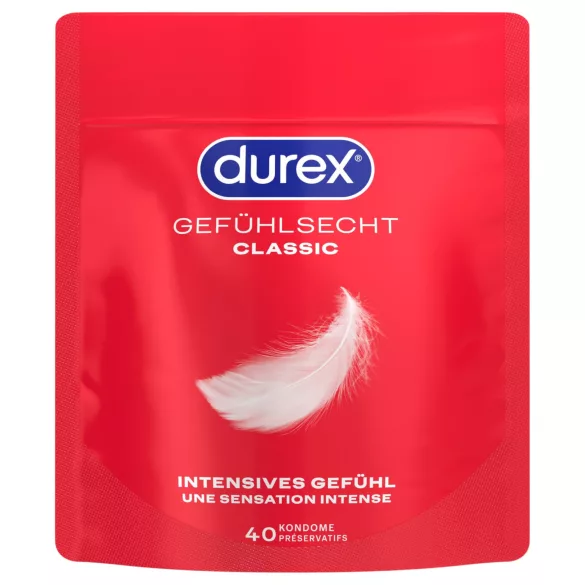 Durex - επιπλέον λεπτά προφυλακτικά (40 τεμ.)