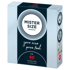   Mister Size λεπτά προφυλακτικά - 60mm (3τεμ)