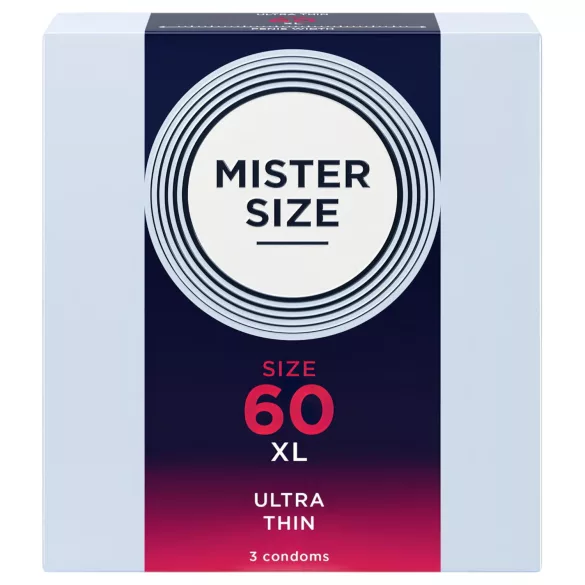 Mister Size - λεπτό προφυλακτικό - 60mm - 3 τεμάχια