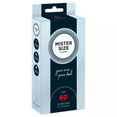   Mister Size - λεπτό προφυλακτικό - 60mm - συσκευασία 10 τεμαχίων