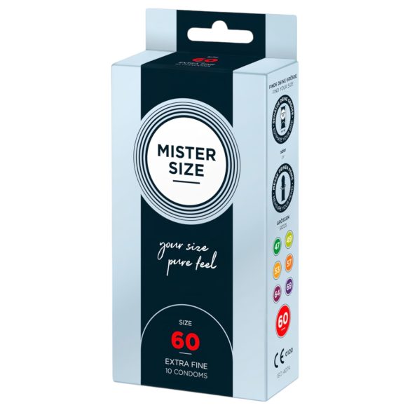 Mister Size Λεπτό Προφυλακτικό - 60mm (10 τεμ)