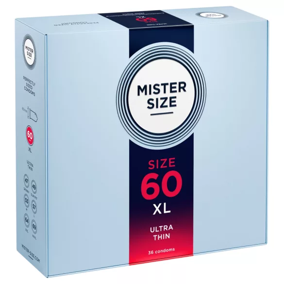 Mister Size - λεπτό προφυλακτικό - 60mm - 36 τεμάχια