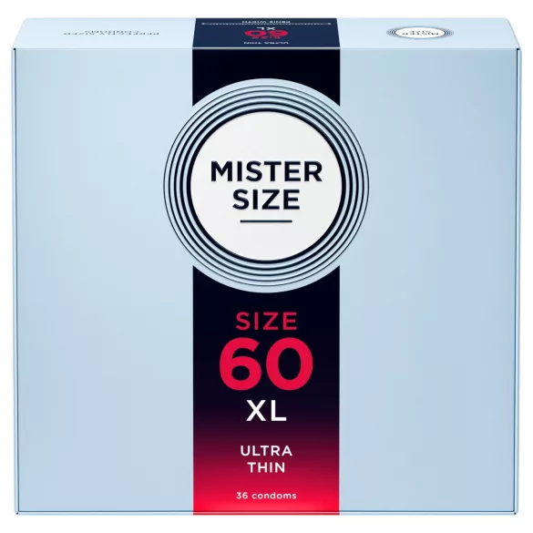 Mister Size - λεπτό προφυλακτικό - 60mm - 36 τεμάχια
