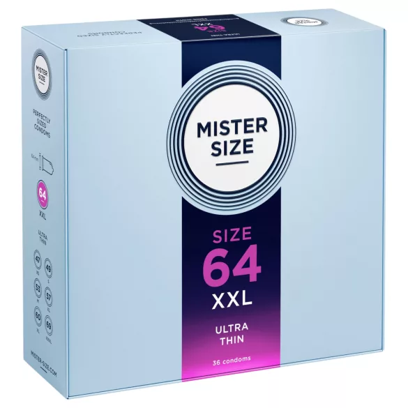 Mister Size - προφυλακτικό λεπτό - 64mm - 36 τεμάχια