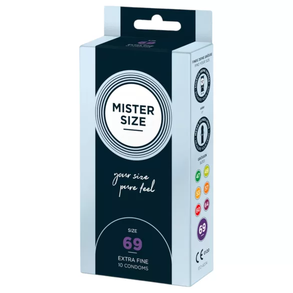 Mister Size - λεπτό προφυλακτικό - 69mm - 10 τεμάχια