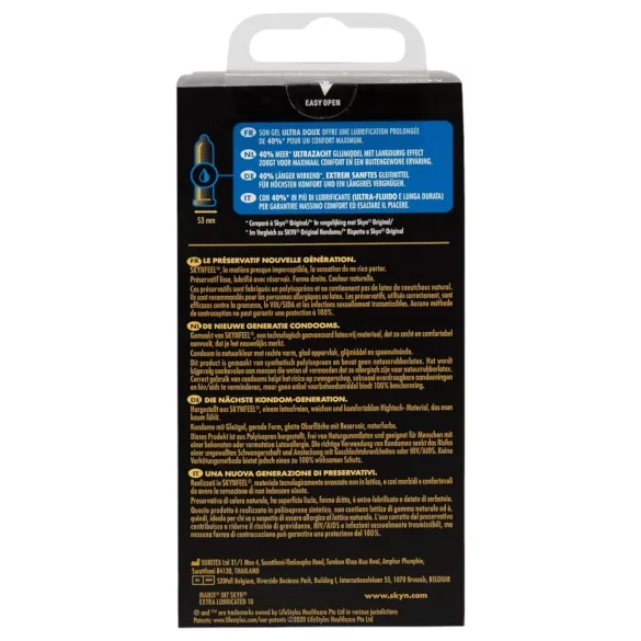 Manix Skyn - προφυλακτικά ultra λεπτά χωρίς λάτεξ - 10τεμ