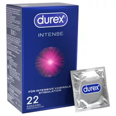   Durex Intense - Οργασμικά προφυλακτικά (22 τεμάχια)