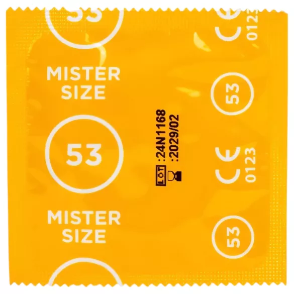 Mister Size - Προφυλακτικά δοκιμής με μετρητή πέους - 3 τεμάχια