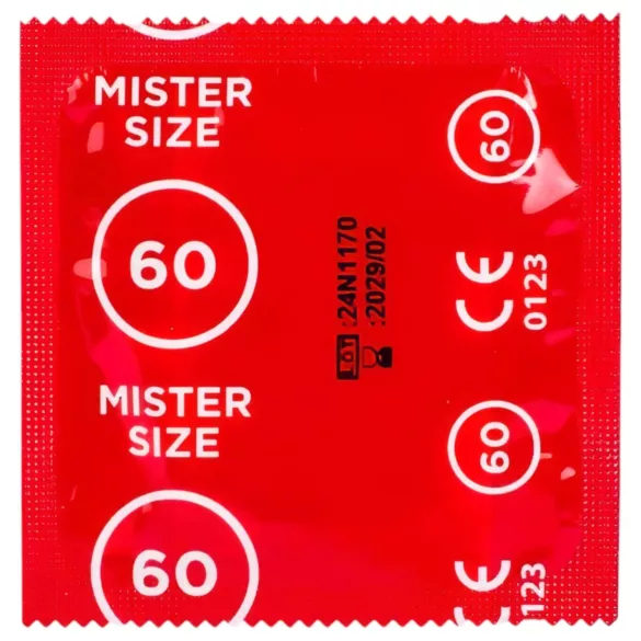 Mister Size - Προφυλακτικά δοκιμής με μετρητή πέους - 3 τεμάχια