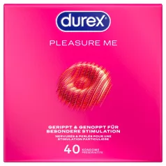 Durex - Pleasure Me προφυλακτικά (40 τεμ.)