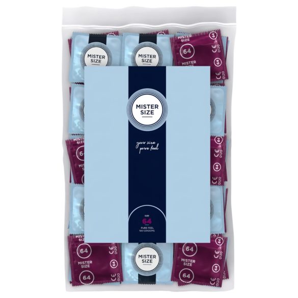 Mister Size λεπτό προφυλακτικό - 64mm (100τμχ)