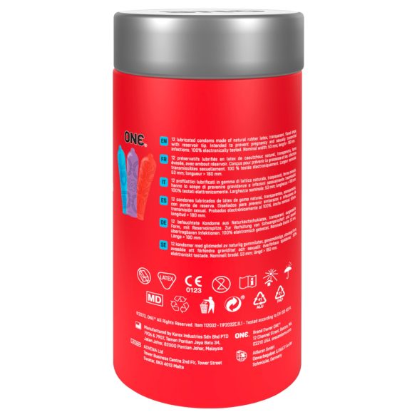 ONE - προφυλακτικά tattoo σχέδιο - 12 τεμάχια