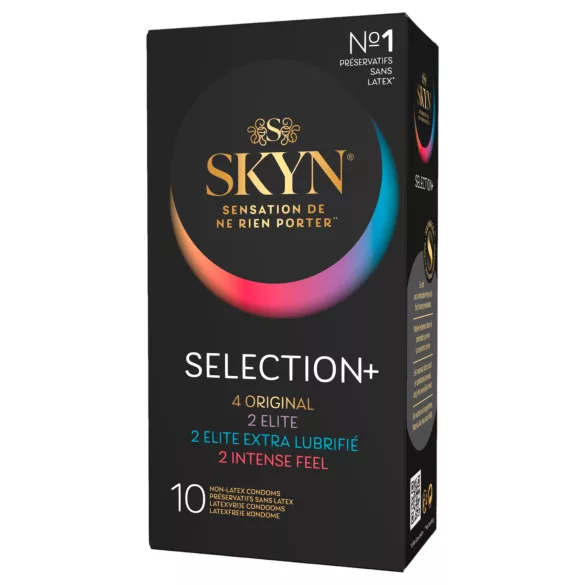 SKYN Selection+ - συλλογή προφυλακτικών χωρίς λάτεξ (10 τεμάχια)