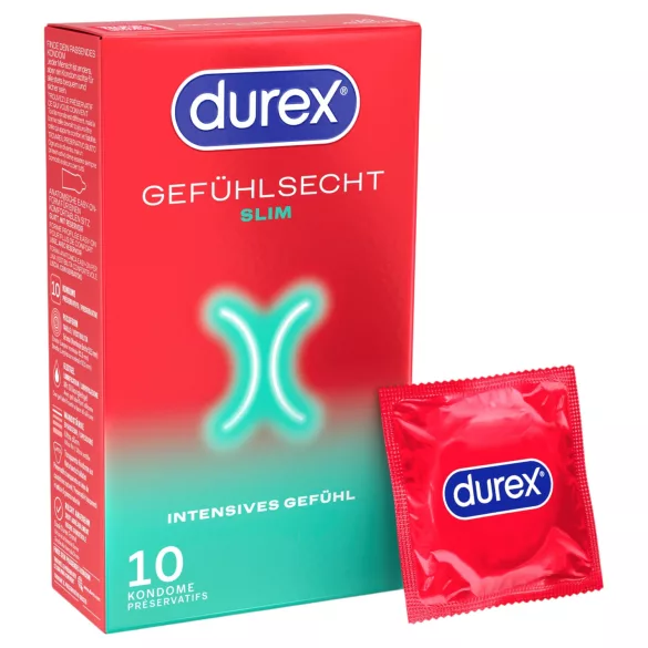 Durex - Slim προφυλακτικά (10 τεμάχια)