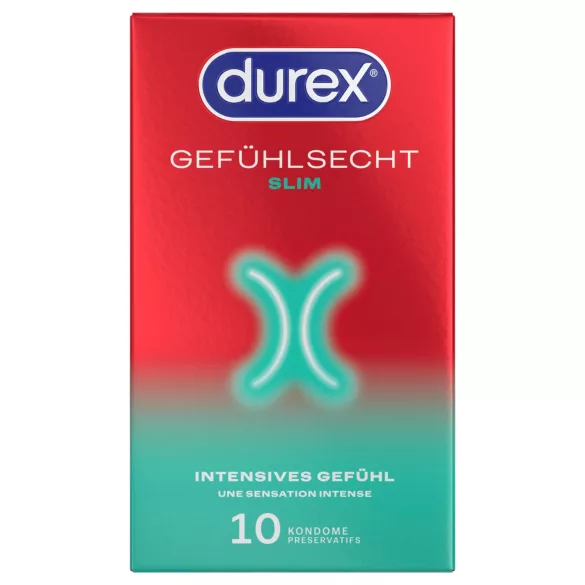 Durex - Slim προφυλακτικά (10 τεμάχια)