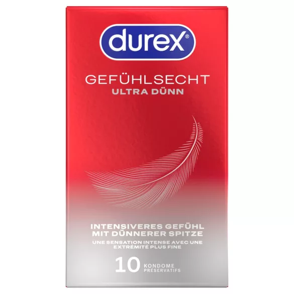 Durex - εξαιρετικά λεπτά προφυλακτικά (10 τεμ.)