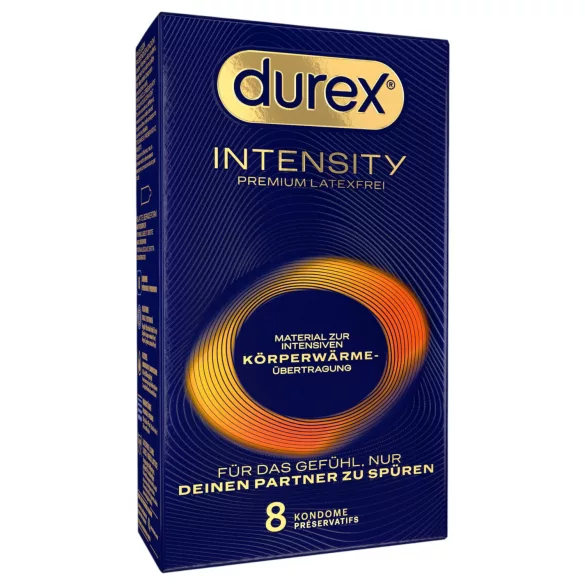 Durex Intensity - προφυλακτικό λεπτό χωρίς λάτεξ - 8 τεμάχια