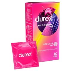   Durex Pleasure Me - προφυλακτικά με ραβδώσεις και κουκίδες (10 τεμ)