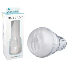   Fleshlight Ice Lady - διαφανές ομοίωμα κόλπου - κρυστάλλινη υφή