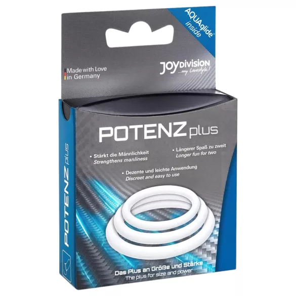 POTENZplus δαχτυλίδι πέους - σετ (3 τεμ)