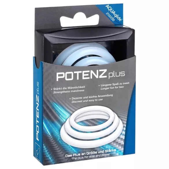 POTENZplus δαχτυλίδι πέους - σετ (3 τεμ)