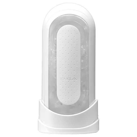 TENGA Flip Zero - ανδρικό masturbator - λευκό - σούπερ αίσθηση