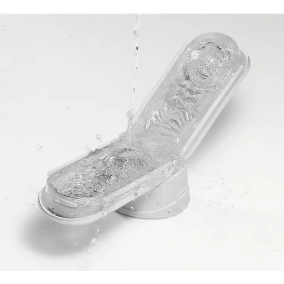 TENGA Flip Zero - ανδρικό masturbator - λευκό - σούπερ αίσθηση