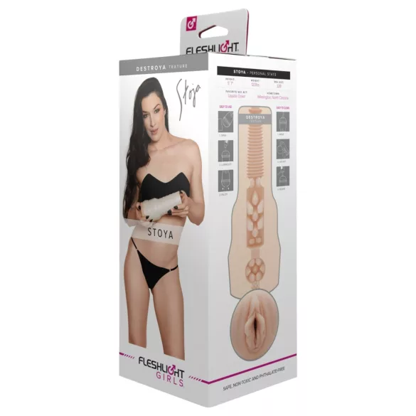 Fleshlight - τεχνητός κόλπος Stoya Destroya - ρεαλιστική υφή
