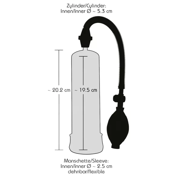 Bang Bang - αντλία πέους - μαύρο