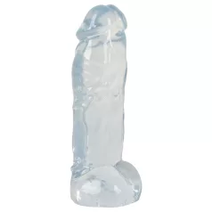   Crystal Clear Big Dong - ζελέ γιγάντιο δονητικό ομοίωμα (21,5 cm)