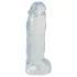 Crystal Clear Big Dong - ζελέ γιγάντιο δονητικό ομοίωμα (21,5 cm)
