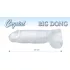 Crystal Clear Big Dong - ζελέ γιγάντιο δονητικό ομοίωμα (21,5 cm)