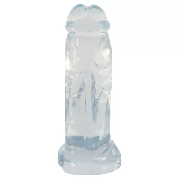Crystal Clear Big Dong - ζελέ γιγάντιο δονητικό ομοίωμα (21,5 cm)