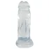 Crystal Clear Big Dong - ζελέ γιγάντιο δονητικό ομοίωμα (21,5 cm)