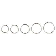   Bad Kitty - σετ μεταλλικών δαχτυλιδιών πέους (5 τεμάχια)