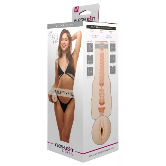 Fleshlight - τεχνητός κόλπος Riley Reid Utopia - ρεαλιστική αίσθηση