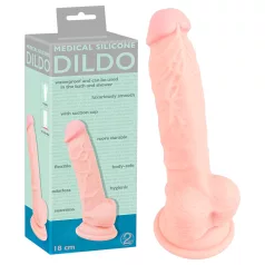   You2Toys - Medical - ιατρικό δονητικό από σιλικόνη - σε φυσικό χρώμα (18cm)