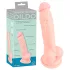 You2Toys - Medical - ιατρικό δονητικό από σιλικόνη - σε φυσικό χρώμα (18cm)