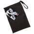 Διακριτική τσάντα αποθήκευσης για ερωτικά παιχνίδια (μαύρη)
