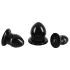 You2Toys - Stretching Plug Kit - σετ πρωκτικών plugs - 3 τεμ. (μαύρο)