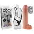 King Cock - strap on ομοίωμα με ιμάντα - κοίλο, 28cm